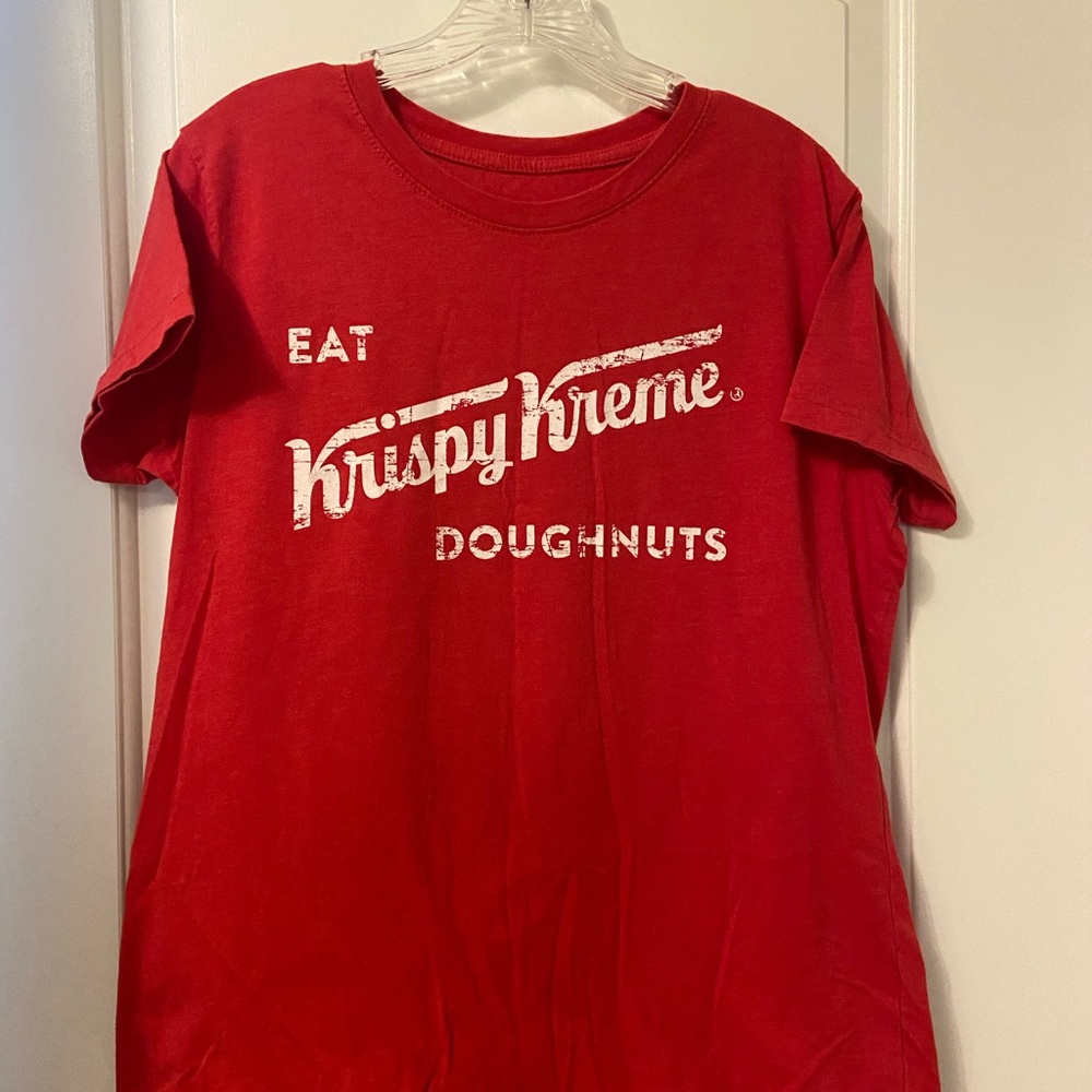 Krispy Kreme Red T-Shirt- Gently Worn